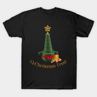 O2 Christmas Tree Funny Respiratory Therapist Nurse RT ICU T-Shirt